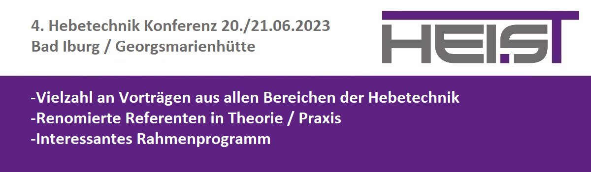4. Hebetechnik - Konferenz 20./21.06.2023